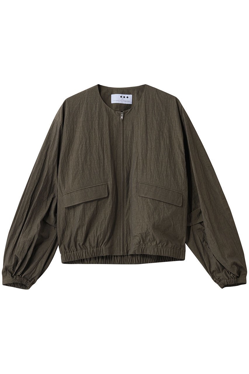 【スリー ドッツ/three dots】のサン ドライドクロス ジャケット インテリア・キッズ・メンズ・レディースファッション・服の通販 founy(ファニー) 　ファッション　Fashion　レディースファッション　Fashion for Women　アウター　Coat / Outerwear Collection　レディースジャケット・軽アウター　Jackets　コンパクト　Compact, Small Size　ジャケット　Jacket, Outerwear　フェミニン　Feminine, Girly　フォルム　Silhouette, Form　新作・新入荷　New Arrivals / New In　クレイカーキ|ID: prp329100004909840 ipo3291000000036780791