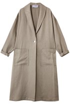 【スリー ドッツ/three dots】のラフリネン ドクターコート リネンベージュ|ID: prp329100004909856 ipo3291000000036781023