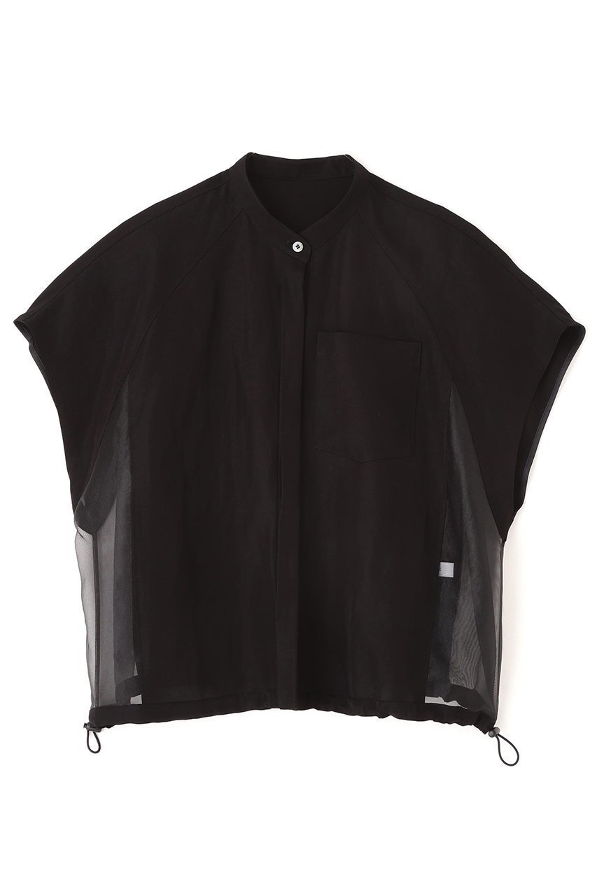 【アドーア/ADORE】のシルキープレーンクロスブラウス インテリア・キッズ・メンズ・レディースファッション・服の通販 founy(ファニー) ファッション Fashion レディースファッション Fashion for Women トップス・カットソー Cut & Sew Tops シャツ・ブラウス・オフィスカジュアル Elegant Blouses & Button-Ups おすすめ Recommended / Our Picks なめらか Smooth, Silky Texture シアー Sheer, See-Through ショート Short, Short Length スリーブ Sleeve, Long Sleeve / Short Sleeve セットアップ Set-Up, Coordinated Outfit リュクス Luxury, Elegant, High-End, Chic エレガント 上品 Elegant ブラック|ID: prp329100004909883 ipo3291000000036781347