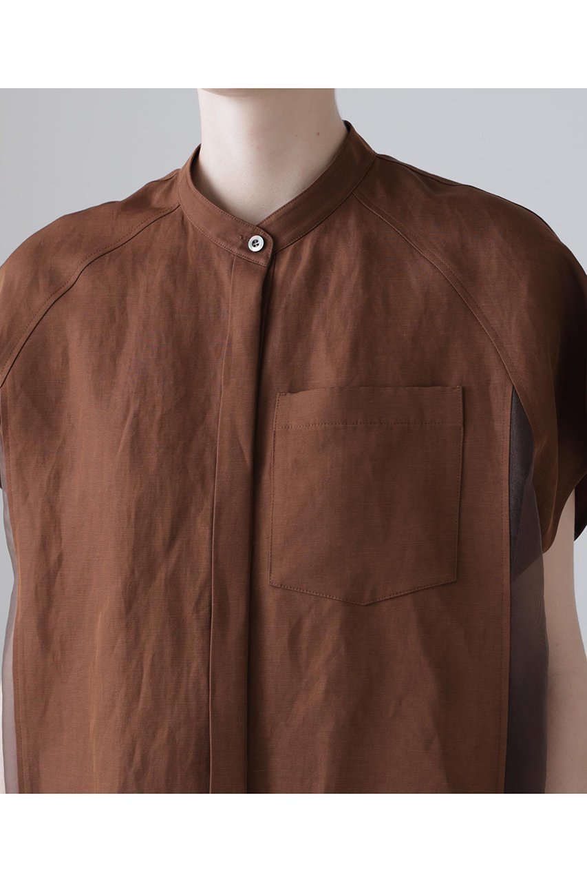 【アドーア/ADORE】のシルキープレーンクロスブラウス 人気、トレンドファッション・服の通販 founy(ファニー) ファッション Fashion レディースファッション Fashion for Women トップス・カットソー Cut & Sew Tops シャツ・ブラウス・オフィスカジュアル Elegant Blouses & Button-Ups おすすめ Recommended / Our Picks なめらか Smooth, Silky Texture シアー Sheer, See-Through ショート Short, Short Length スリーブ Sleeve, Long Sleeve / Short Sleeve セットアップ Set-Up, Coordinated Outfit リュクス Luxury, Elegant, High-End, Chic エレガント 上品 Elegant other-6|ID: prp329100004909883 ipo3291000000036781353