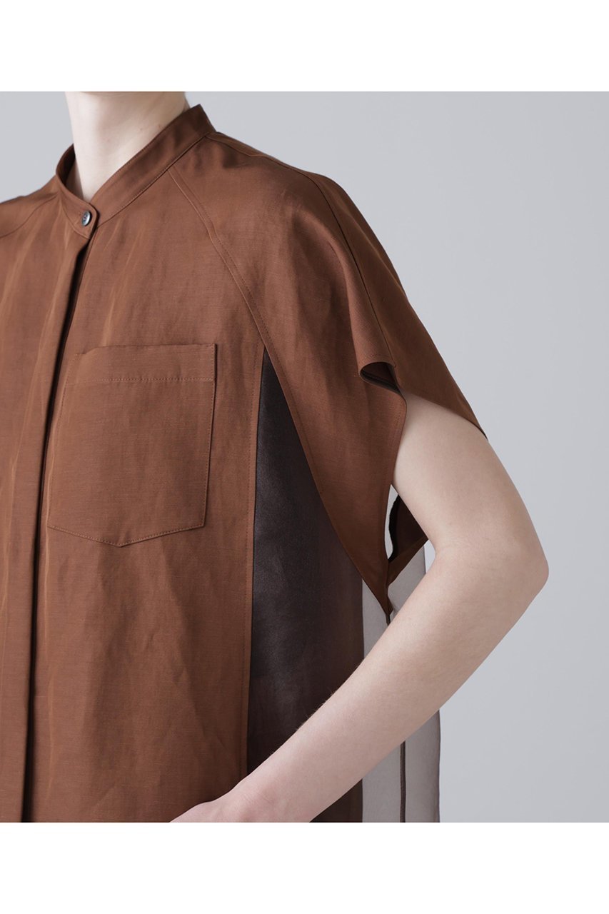 【アドーア/ADORE】のシルキープレーンクロスブラウス 人気、トレンドファッション・服の通販 founy(ファニー) ファッション Fashion レディースファッション Fashion for Women トップス・カットソー Cut & Sew Tops シャツ・ブラウス・オフィスカジュアル Elegant Blouses & Button-Ups おすすめ Recommended / Our Picks なめらか Smooth, Silky Texture シアー Sheer, See-Through ショート Short, Short Length スリーブ Sleeve, Long Sleeve / Short Sleeve セットアップ Set-Up, Coordinated Outfit リュクス Luxury, Elegant, High-End, Chic エレガント 上品 Elegant other-7|ID: prp329100004909883 ipo3291000000036781354