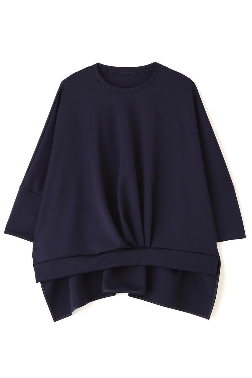 【アドーア/ADORE】のスムージージャージーカットソー インテリア・キッズ・メンズ・レディースファッション・服の通販 founy(ファニー) 　ファッション　Fashion　レディースファッション　Fashion for Women　トップス・カットソー　Cut & Sew Tops　シャツ・ブラウス・オフィスカジュアル　Elegant Blouses & Button-Ups　ロングTシャツ・Tシャツ　Longline T-Shirts & Tees　カットソー・ベーシックTシャツ　Cut-and-Sewn Tops / Stretch Tees & Basics　カットソー　Cut and Sewn Top　ショート　Short, Short Length　シンプル　Simple, Minimal　スリーブ　Sleeve, Long Sleeve / Short Sleeve　ランダム　Random, Irregular　ネイビー|ID: prp329100004909893 ipo3291000000036781477