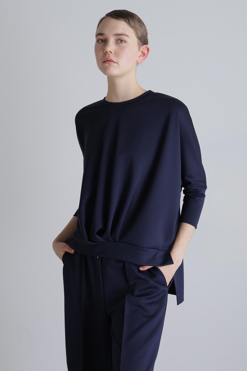 【アドーア/ADORE】のスムージージャージーカットソー 人気、トレンドファッション・服の通販 founy(ファニー) 　ファッション　Fashion　レディースファッション　Fashion for Women　トップス・カットソー　Cut & Sew Tops　シャツ・ブラウス・オフィスカジュアル　Elegant Blouses & Button-Ups　ロングTシャツ・Tシャツ　Longline T-Shirts & Tees　カットソー・ベーシックTシャツ　Cut-and-Sewn Tops / Stretch Tees & Basics　カットソー　Cut and Sewn Top　ショート　Short, Short Length　シンプル　Simple, Minimal　スリーブ　Sleeve, Long Sleeve / Short Sleeve　ランダム　Random, Irregular　other-2|ID: prp329100004909893 ipo3291000000036781479