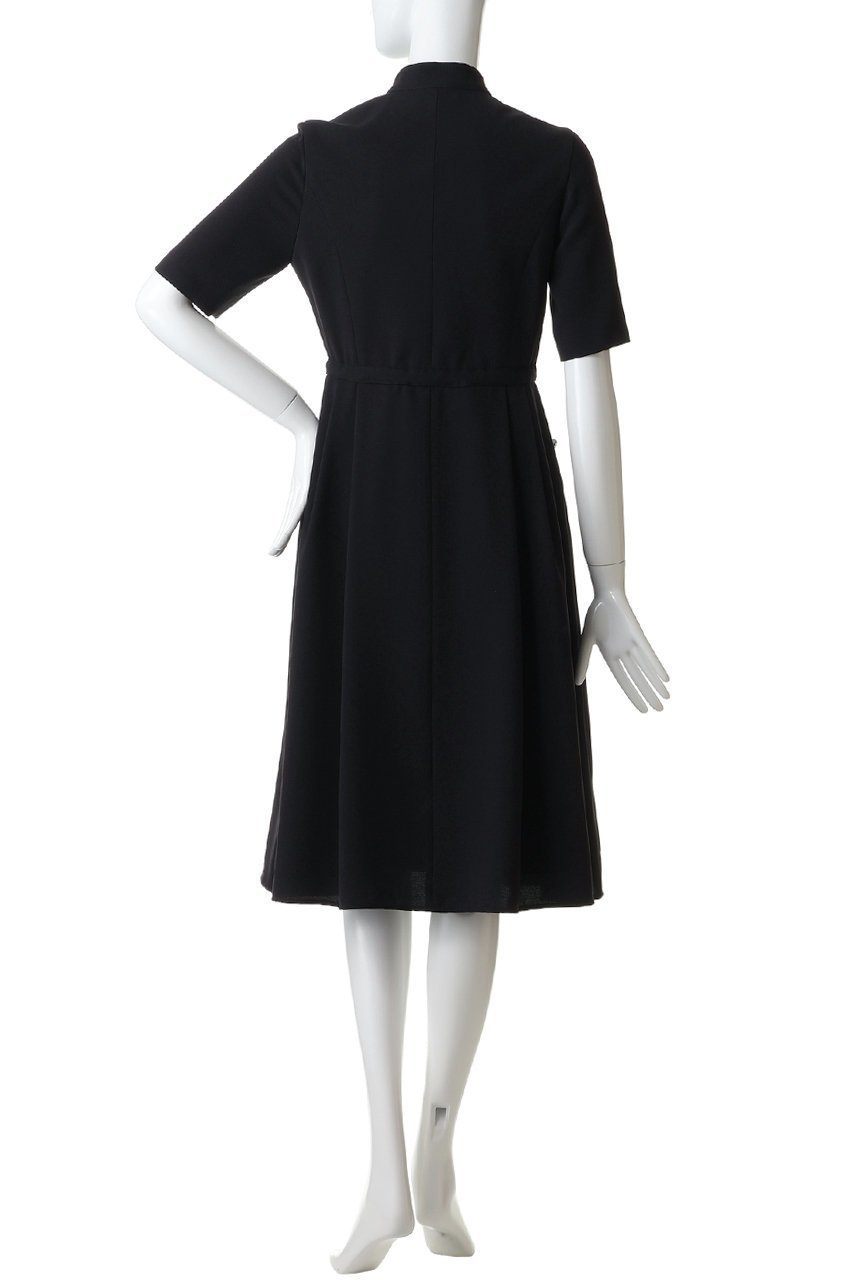 【エムダブリュー/MW】のトリアセテート(J) スタンド カラー ジップ ドレス 人気、トレンドファッション・服の通販 founy(ファニー) 　ファッション　Fashion　レディースファッション　Fashion for Women　ワンピース　Dresses　フォーマル・パーティードレス・結婚式用ドレス　Elegant & Casual Dresses　チュニック　Tunic Tops & Dresses　ジップ　Zip, Zipper　スタンド　Stand Collar, Upright Stand　チュニック　Tunic, Long Top　ドレス　Dress, One-Piece　バランス　Balance, Style Balance　フォルム　Silhouette, Form　フォーマル　Formal, Dressy　フロント　Front, Front Design　リボン　Ribbon, Bow　ロング　Long, Long-Length　エレガント 上品　Elegant　新作・新入荷　New Arrivals / New In　other-4|ID: prp329100004909915 ipo3291000000036781728