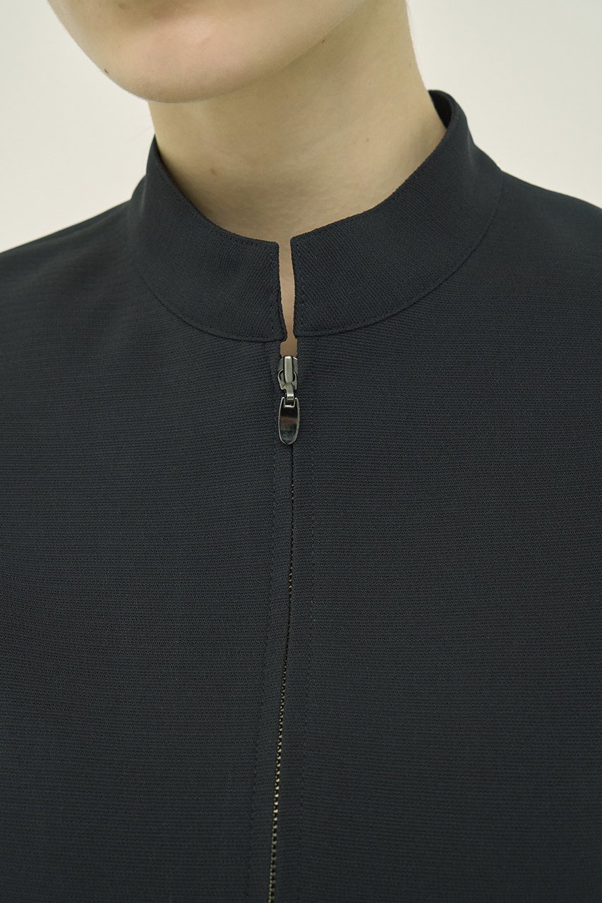 【エムダブリュー/MW】のトリアセテート(J) スタンド カラー ジップ ドレス 人気、トレンドファッション・服の通販 founy(ファニー) 　ファッション　Fashion　レディースファッション　Fashion for Women　ワンピース　Dresses　フォーマル・パーティードレス・結婚式用ドレス　Elegant & Casual Dresses　チュニック　Tunic Tops & Dresses　ジップ　Zip, Zipper　スタンド　Stand Collar, Upright Stand　チュニック　Tunic, Long Top　ドレス　Dress, One-Piece　バランス　Balance, Style Balance　フォルム　Silhouette, Form　フォーマル　Formal, Dressy　フロント　Front, Front Design　リボン　Ribbon, Bow　ロング　Long, Long-Length　エレガント 上品　Elegant　新作・新入荷　New Arrivals / New In　other-8|ID: prp329100004909915 ipo3291000000036781732