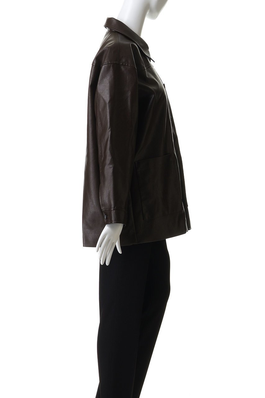 【ミディウミソリッド/MIDIUMISOLID】のsynthetic leather over size blouson ブルゾン 人気、トレンドファッション・服の通販 founy(ファニー) 　ファッション　Fashion　レディースファッション　Fashion for Women　アウター　Coat / Outerwear Collection　レディースジャケット・軽アウター　Jackets　ブルゾンジャケット・スポーティアウター　Blouson Jackets　エレガント 上品　Elegant　クール　Cool, Chic　シンプル　Simple, Minimal　ジャケット　Jacket, Outerwear　トレンド　Trend, Trending Now　フェミニン　Feminine, Girly　ブルゾン　Blouson, Bomber Jacket　再入荷　Restock / Back in Stock　other-3|ID: prp329100004909918 ipo3291000000036781761