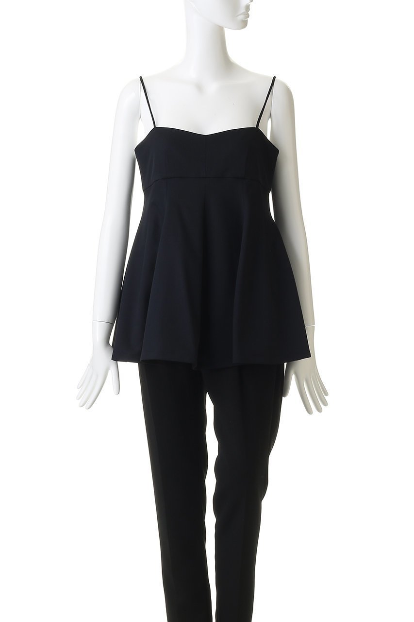 【デパリエ/DEPAREILLE】のウールナイロンギャバジンビスチェ 人気、トレンドファッション・服の通販 founy(ファニー) 　ファッション　Fashion　レディースファッション　Fashion for Women　トップス・カットソー　Cut & Sew Tops　キャミソール&ノースリーブ　Camisoles & Sleeveless Tops　シャツ・ブラウス・オフィスカジュアル　Elegant Blouses & Button-Ups　ビスチェ　Bustiers & Corset Tops / Layered Bustier Style　おすすめ　Recommended / Our Picks　インナー　Innerwear　キャミソール　Camisole, Spaghetti Strap Top　ジャケット　Jacket, Outerwear　ノースリーブ　Sleeveless, No-Sleeve　フレア　Flare, Flared　ペプラム　Peplum, Flared Hem　other-2|ID: prp329100004909923 ipo3291000000036781805