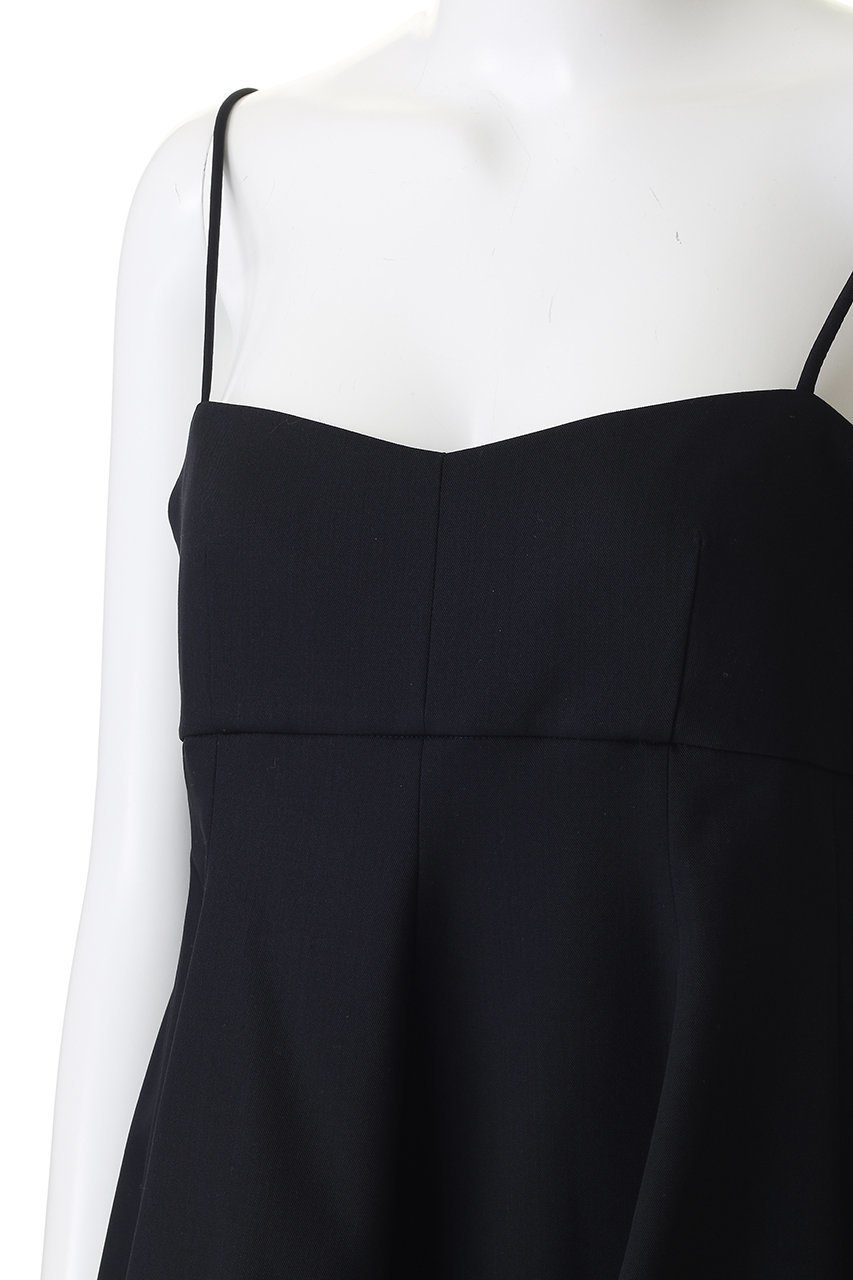 【デパリエ/DEPAREILLE】のウールナイロンギャバジンビスチェ 人気、トレンドファッション・服の通販 founy(ファニー) 　ファッション　Fashion　レディースファッション　Fashion for Women　トップス・カットソー　Cut & Sew Tops　キャミソール&ノースリーブ　Camisoles & Sleeveless Tops　シャツ・ブラウス・オフィスカジュアル　Elegant Blouses & Button-Ups　ビスチェ　Bustiers & Corset Tops / Layered Bustier Style　おすすめ　Recommended / Our Picks　インナー　Innerwear　キャミソール　Camisole, Spaghetti Strap Top　ジャケット　Jacket, Outerwear　ノースリーブ　Sleeveless, No-Sleeve　フレア　Flare, Flared　ペプラム　Peplum, Flared Hem　other-5|ID: prp329100004909923 ipo3291000000036781808