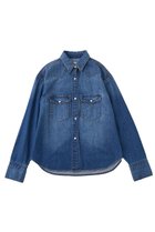 【ザ ストア バイ シー/THE STORE by C】の【COCUCA】デニムシャツ 人気、トレンドファッション・服の通販 founy(ファニー) ファッション Fashion レディースファッション Fashion for Women トップス・カットソー Cut & Sew Tops シャツ・ブラウス・オフィスカジュアル Elegant Blouses & Button-Ups インディゴ Indigo Denim ウエスタン Western Style ショート Short, Short Length スリーブ Sleeve, Long Sleeve / Short Sleeve ダメージ Distressed, Destroyed デニム Denim, Jeans Material バランス Balance, Style Balance ブリーチ Bleach, Washed Finish ロング Long, Long-Length ヴィンテージ Vintage Style 日本製 Made In Japan thumbnail インディゴ|ID: prp329100004909930 ipo3291000000036781884