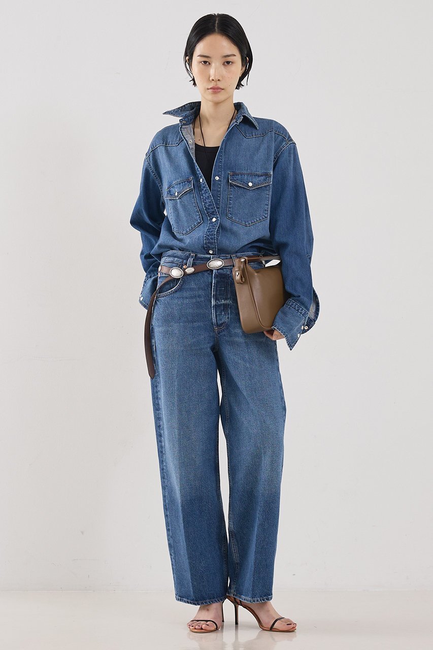 【ザ ストア バイ シー/THE STORE by C】の【COCUCA】デニムシャツ 人気、トレンドファッション・服の通販 founy(ファニー) ファッション Fashion レディースファッション Fashion for Women トップス・カットソー Cut & Sew Tops シャツ・ブラウス・オフィスカジュアル Elegant Blouses & Button-Ups インディゴ Indigo Denim ウエスタン Western Style ショート Short, Short Length スリーブ Sleeve, Long Sleeve / Short Sleeve ダメージ Distressed, Destroyed デニム Denim, Jeans Material バランス Balance, Style Balance ブリーチ Bleach, Washed Finish ロング Long, Long-Length ヴィンテージ Vintage Style 日本製 Made In Japan other-3|ID: prp329100004909930 ipo3291000000036781886