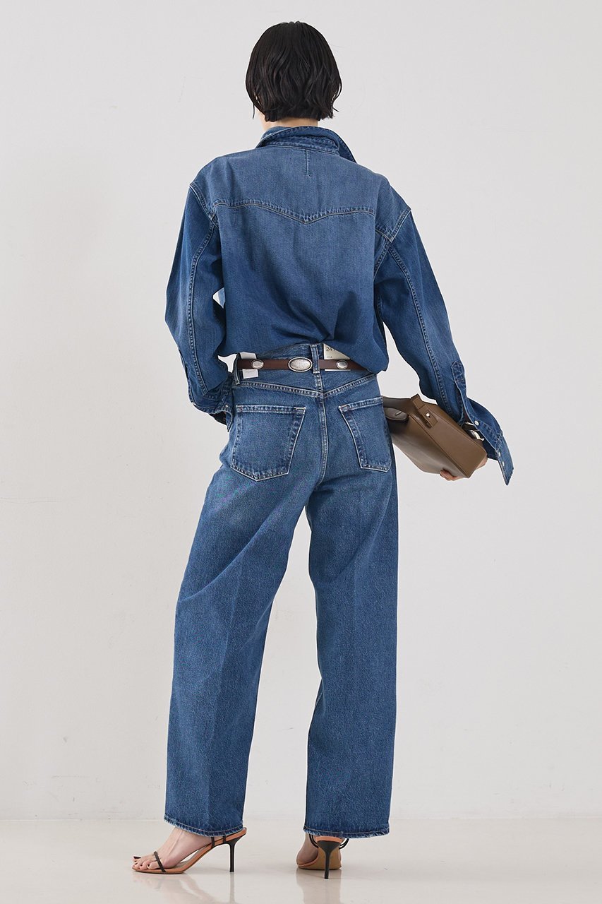 【ザ ストア バイ シー/THE STORE by C】の【COCUCA】デニムシャツ 人気、トレンドファッション・服の通販 founy(ファニー) ファッション Fashion レディースファッション Fashion for Women トップス・カットソー Cut & Sew Tops シャツ・ブラウス・オフィスカジュアル Elegant Blouses & Button-Ups インディゴ Indigo Denim ウエスタン Western Style ショート Short, Short Length スリーブ Sleeve, Long Sleeve / Short Sleeve ダメージ Distressed, Destroyed デニム Denim, Jeans Material バランス Balance, Style Balance ブリーチ Bleach, Washed Finish ロング Long, Long-Length ヴィンテージ Vintage Style 日本製 Made In Japan other-4|ID: prp329100004909930 ipo3291000000036781887