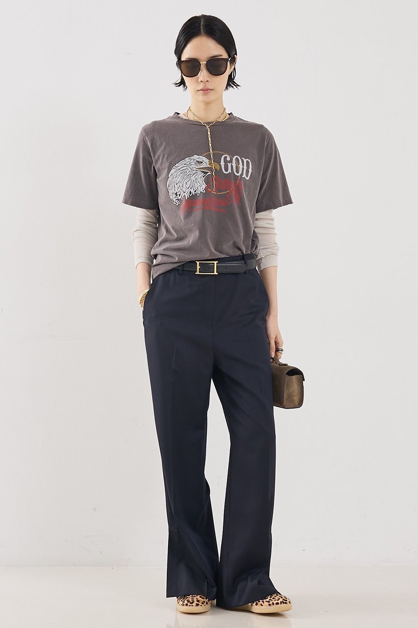 【ザ ストア バイ シー/THE STORE by C】の【REMI RELIEF】【別注】【WEB限定】GODツアーTee柄半袖カットソー 人気、トレンドファッション・服の通販 founy(ファニー) 　ファッション　Fashion　レディースファッション　Fashion for Women　トップス・カットソー　Cut & Sew Tops　シャツ・ブラウス・オフィスカジュアル　Elegant Blouses & Button-Ups　ロングTシャツ・Tシャツ　Longline T-Shirts & Tees　カットソー・ベーシックTシャツ　Cut-and-Sewn Tops / Stretch Tees & Basics　おすすめ　Recommended / Our Picks　カットソー　Cut and Sewn Top　ショート　Short, Short Length　スリーブ　Sleeve, Long Sleeve / Short Sleeve　ダメージ　Distressed, Destroyed　別注　Limited Edition, Custom Order　半袖　Short Sleeve, Half Sleeve　other-3|ID: prp329100004909933 ipo3291000000036781914