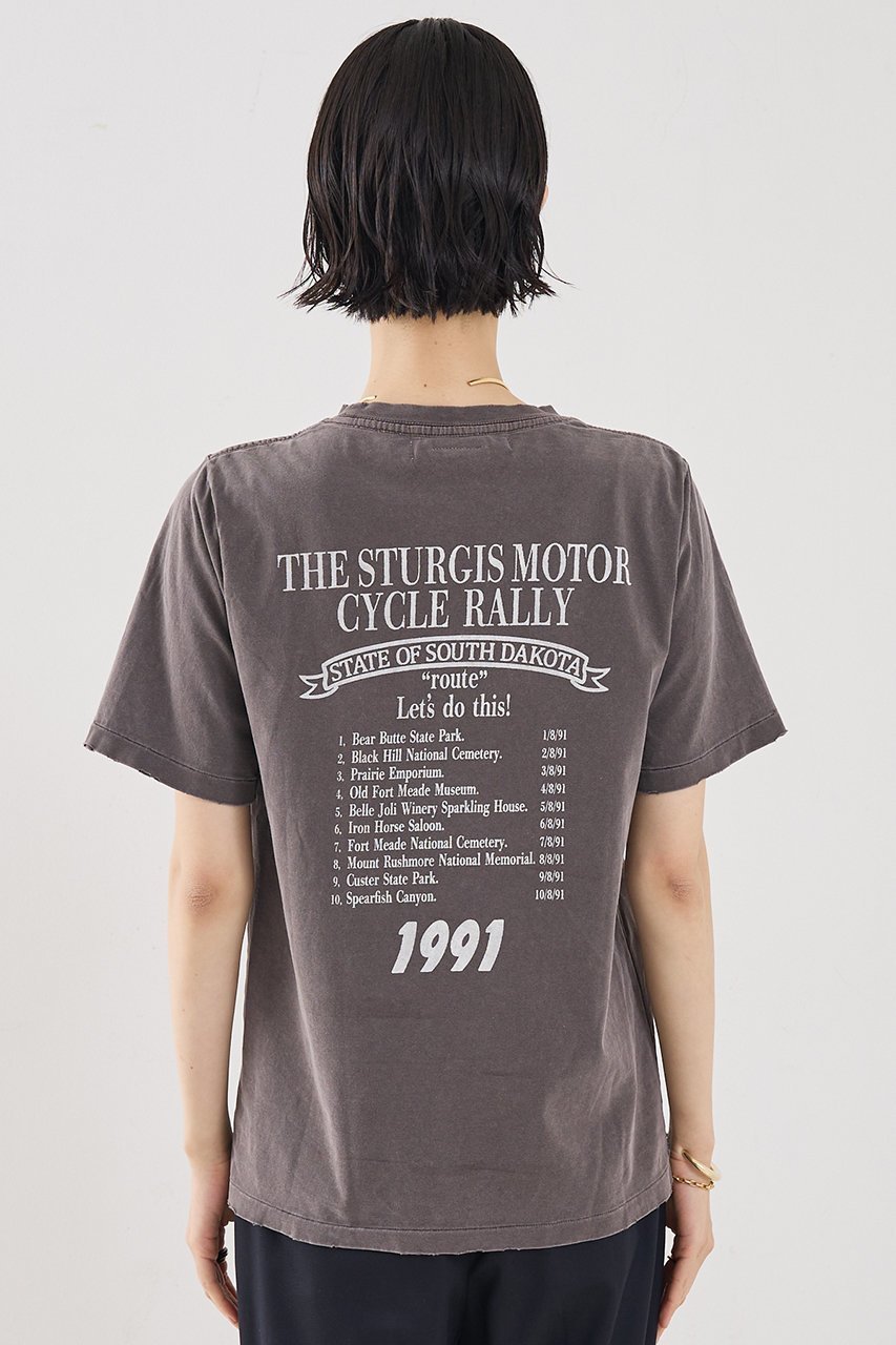 【ザ ストア バイ シー/THE STORE by C】の【REMI RELIEF】【別注】【WEB限定】GODツアーTee柄半袖カットソー 人気、トレンドファッション・服の通販 founy(ファニー) 　ファッション　Fashion　レディースファッション　Fashion for Women　トップス・カットソー　Cut & Sew Tops　シャツ・ブラウス・オフィスカジュアル　Elegant Blouses & Button-Ups　ロングTシャツ・Tシャツ　Longline T-Shirts & Tees　カットソー・ベーシックTシャツ　Cut-and-Sewn Tops / Stretch Tees & Basics　おすすめ　Recommended / Our Picks　カットソー　Cut and Sewn Top　ショート　Short, Short Length　スリーブ　Sleeve, Long Sleeve / Short Sleeve　ダメージ　Distressed, Destroyed　別注　Limited Edition, Custom Order　半袖　Short Sleeve, Half Sleeve　other-7|ID: prp329100004909933 ipo3291000000036781918