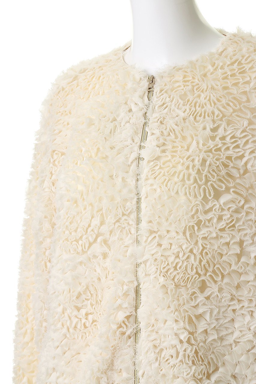 【ヘルノ/HERNO】のフリル ノーカラーブルゾン 人気、トレンドファッション・服の通販 founy(ファニー) ファッション Fashion レディースファッション Fashion for Women アウター Coat / Outerwear Collection レディースジャケット・軽アウター Jackets ブルゾンジャケット・スポーティアウター Blouson Jackets ジャケット Jacket, Outerwear ジョーゼット Georgette, Semi-Sheer Fabric フリル Frill, Ruffle ブルゾン Blouson, Bomber Jacket other-5|ID: prp329100004909935 ipo3291000000036781931