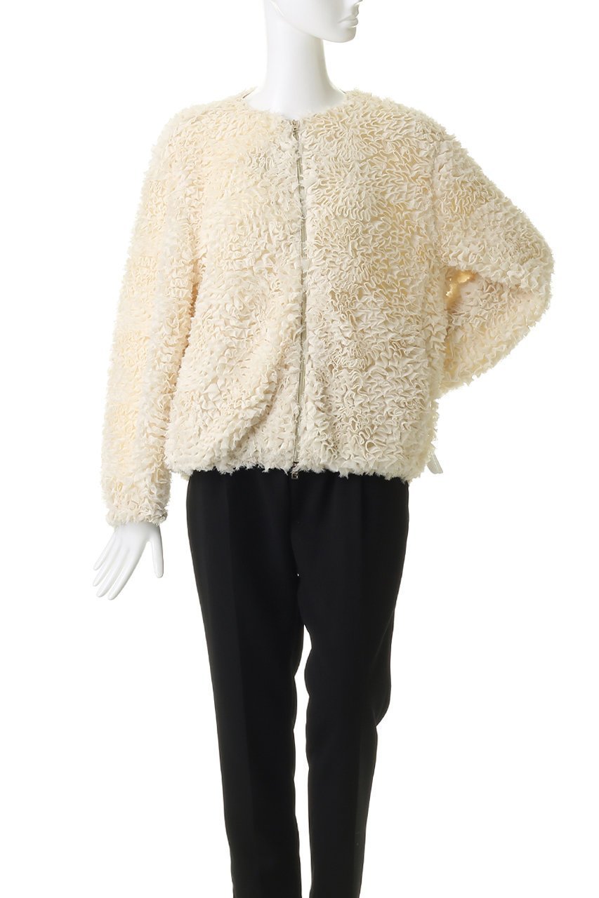 【ヘルノ/HERNO】のフリル ノーカラーブルゾン 人気、トレンドファッション・服の通販 founy(ファニー) ファッション Fashion レディースファッション Fashion for Women アウター Coat / Outerwear Collection レディースジャケット・軽アウター Jackets ブルゾンジャケット・スポーティアウター Blouson Jackets ジャケット Jacket, Outerwear ジョーゼット Georgette, Semi-Sheer Fabric フリル Frill, Ruffle ブルゾン Blouson, Bomber Jacket other-8|ID: prp329100004909935 ipo3291000000036781934