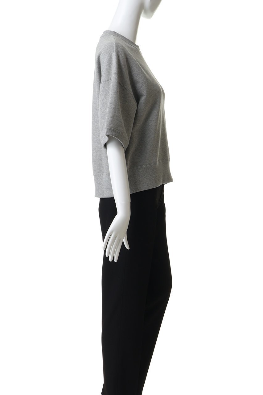 【スローン/SLOANE】のコットン裏毛 半袖ショート丈スウェット 人気、トレンドファッション・服の通販 founy(ファニー) 　ファッション　Fashion　レディースファッション　Fashion for Women　トップス・カットソー　Cut & Sew Tops　シャツ・ブラウス・オフィスカジュアル　Elegant Blouses & Button-Ups　レディースパーカー・カジュアルフーディー　Casual Hoodies & Sweatshirts　ロングTシャツ・Tシャツ　Longline T-Shirts & Tees　スウェット・クルーネックトップス　Sweatshirts & Crewnecks / Relaxed Fit Sweat Tops　カットソー・ベーシックTシャツ　Cut-and-Sewn Tops / Stretch Tees & Basics　おすすめ　Recommended / Our Picks　ショート　Short, Short Length　スウェット / スエット　Sweatshirt, Sweatwear　セットアップ　Set-Up, Coordinated Outfit　デニム　Denim, Jeans Material　バランス　Balance, Style Balance　半袖　Short Sleeve, Half Sleeve　吸水　Absorbent, Quick-Dry　other-3|ID: prp329100004909936 ipo3291000000036781939