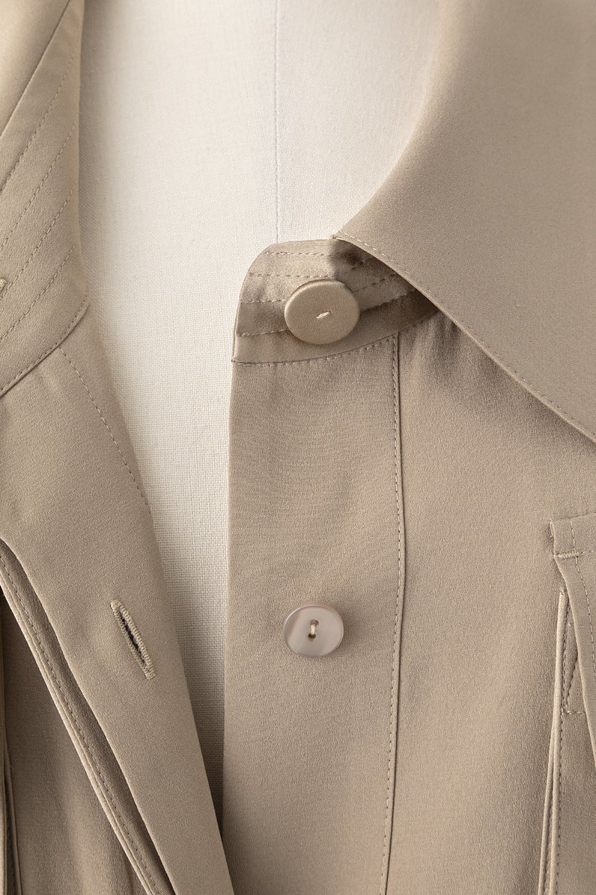 【オーヴィル/EAUVIRE】のウォッシャブルシルクシャツドレス 人気、トレンドファッション・服の通販 founy(ファニー) 　ファッション　Fashion　レディースファッション　Fashion for Women　ワンピース　Dresses　フォーマル・パーティードレス・結婚式用ドレス　Elegant & Casual Dresses　チュニック　Tunic Tops & Dresses　おすすめ　Recommended / Our Picks　サテン　Satin, Glossy Fabric　シルク　Silk, 100% Silk　チュニック　Tunic, Long Top　ドレス　Dress, One-Piece　フラップ　Flap, Flap Pocket　フロント　Front, Front Design　ポケット　Pocket, Pocket Detail　ロング　Long, Long-Length　定番　Standard, Basic Item　other-6|ID: prp329100004909944 ipo3291000000036782024