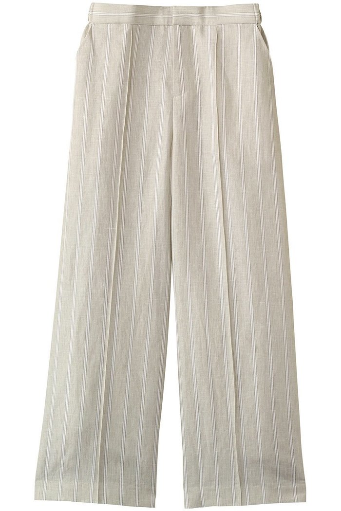 【プレインピープル/PLAIN PEOPLE】のストライプストレートパンツ インテリア・キッズ・メンズ・レディースファッション・服の通販 founy(ファニー) https://founy.com/ ファッション Fashion レディースファッション Fashion for Women パンツ Pants & Trousers センター Center, Center Line ワイド Wide, Wide Fit 夏 Summer 春 Spring S/S・春夏 SS, Spring/Summer, Warm Season |ID: prp329100004909948 ipo3291000000036782063