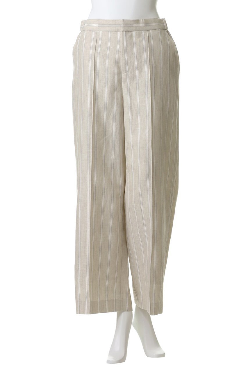 【プレインピープル/PLAIN PEOPLE】のストライプストレートパンツ 人気、トレンドファッション・服の通販 founy(ファニー) 　ファッション　Fashion　レディースファッション　Fashion for Women　パンツ　Pants & Trousers　センター　Center, Center Line　ワイド　Wide, Wide Fit　夏　Summer　春　Spring　S/S・春夏　SS, Spring/Summer, Warm Season　other-2|ID: prp329100004909948 ipo3291000000036782065