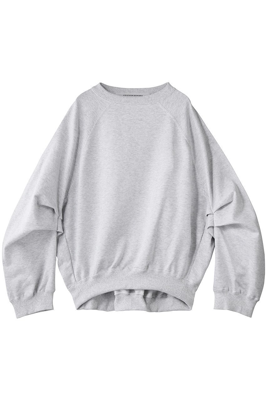 【プルミエ アロンディスモン/1er Arrondissement】の【COGTHEBIGSMOKE】“LEILA WIDE CUFF”スウェット インテリア・キッズ・メンズ・レディースファッション・服の通販 founy(ファニー) ファッション Fashion レディースファッション Fashion for Women トップス・カットソー Cut & Sew Tops シャツ・ブラウス・オフィスカジュアル Elegant Blouses & Button-Ups レディースパーカー・カジュアルフーディー Casual Hoodies & Sweatshirts ロングTシャツ・Tシャツ Longline T-Shirts & Tees スウェット・クルーネックトップス Sweatshirts & Crewnecks / Relaxed Fit Sweat Tops カットソー・ベーシックTシャツ Cut-and-Sewn Tops / Stretch Tees & Basics シンプル Simple, Minimal スウェット / スエット Sweatshirt, Sweatwear スリーブ Sleeve, Long Sleeve / Short Sleeve ボトム Bottoms, Lower Wear ワイド Wide, Wide Fit ライトグレー|ID: prp329100004909955 ipo3291000000036782127