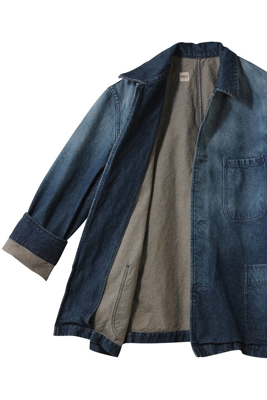 【バウト/BOWTE】のDENIM COVER ALL JK FADE BLEACH BLUE 人気、トレンドファッション・服の通販 founy(ファニー) 　ファッション　Fashion　レディースファッション　Fashion for Women　アウター　Coat / Outerwear Collection　レディースジャケット・軽アウター　Jackets　ウォッシュ　Washed Finish　ジャケット　Jacket, Outerwear　デニム　Denim, Jeans Material　ブリーチ　Bleach, Washed Finish　ポケット　Pocket, Pocket Detail　モダン　Modern, Contemporary　other-6|ID: prp329100004909969 ipo3291000000036782272