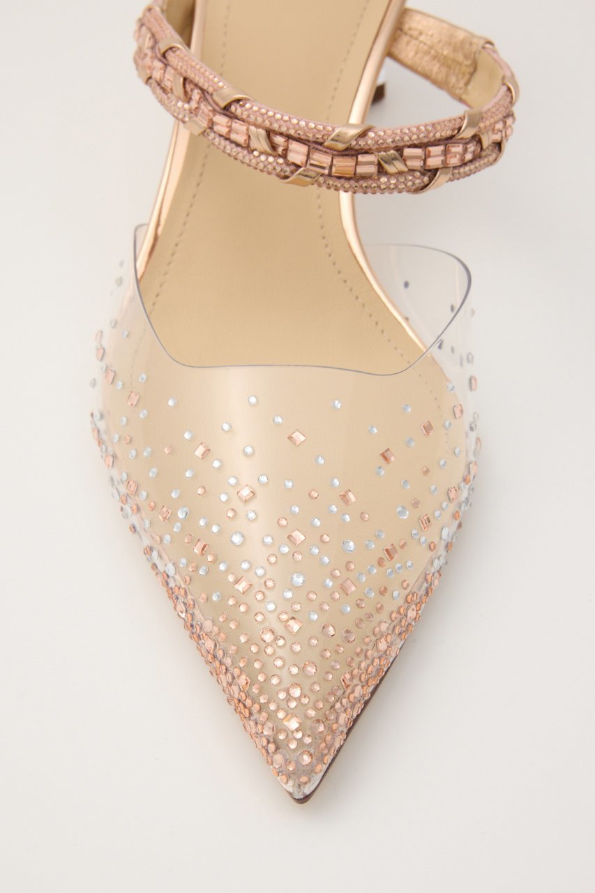 【スタッカート/STACCATO】のダイヤヌーディークリアミュール 人気、トレンドファッション・服の通販 founy(ファニー) 　ファッション　Fashion　レディースファッション　Fashion for Women　カッティング　Cutting Detail　クリスタル　Crystal, Swarovski　ストーン　Stone, Gem-Like　バランス　Balance, Style Balance　other-8|ID: prp329100004909979 ipo3291000000036782375