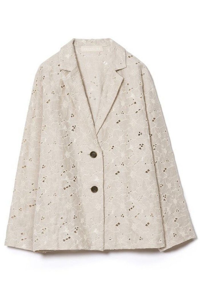 【プリスティン/PRISTINE】のフラワーエンブジャケット インテリア・キッズ・メンズ・レディースファッション・服の通販 founy(ファウニー) https://founy.com/ ファッション Fashion レディースファッション Fashion for Women アウター Coat / Outerwear Collection レディースジャケット・軽アウター Jackets 春 Spring シンプル Simple, Minimal ジャケット Jacket, Outerwear セットアップ Set-Up, Coordinated Outfit ハンド Hand, Handmade リネン Linen, Linen Fabric レース Lace, Lace Fabric セレモニー Ceremony |ID: prp329100004909988 ipo3291000000036782451