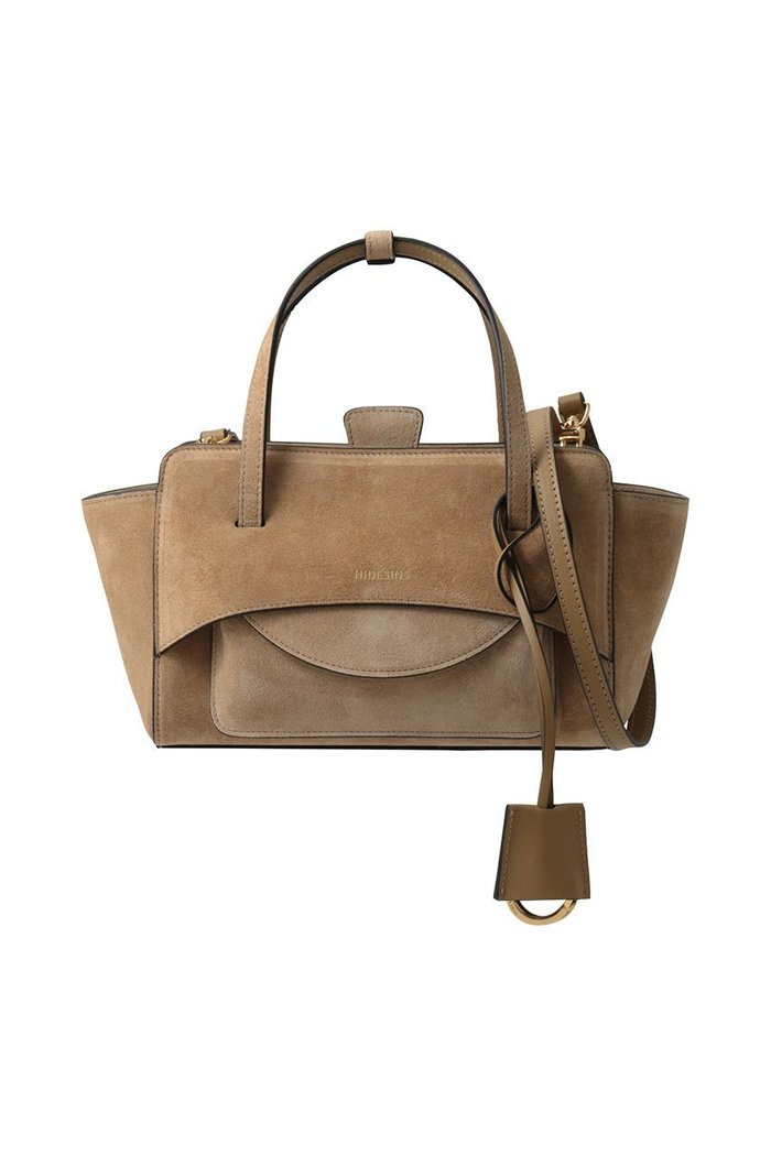 【その他のブランド/Other】のFLAP S スエードハンドバッグ インテリア・キッズ・メンズ・レディースファッション・服の通販 founy(ファニー) https://founy.com/ ファッション Fashion レディースファッション Fashion for Women バッグ Bags イタリア Italy チャーム Charm, Pendant フォルム Silhouette, Form ポーチ Pouch, Small Case |ID: prp329100004909989 ipo3291000000036782460