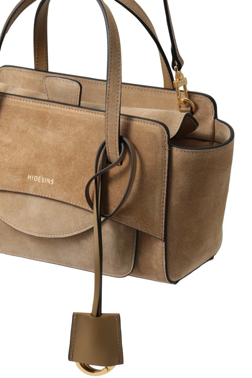 【その他のブランド/Other】のFLAP S スエードハンドバッグ 人気、トレンドファッション・服の通販 founy(ファニー) 　ファッション　Fashion　レディースファッション　Fashion for Women　バッグ　Bags　イタリア　Italy　チャーム　Charm, Pendant　フォルム　Silhouette, Form　ポーチ　Pouch, Small Case　other-4|ID: prp329100004909989 ipo3291000000036782464