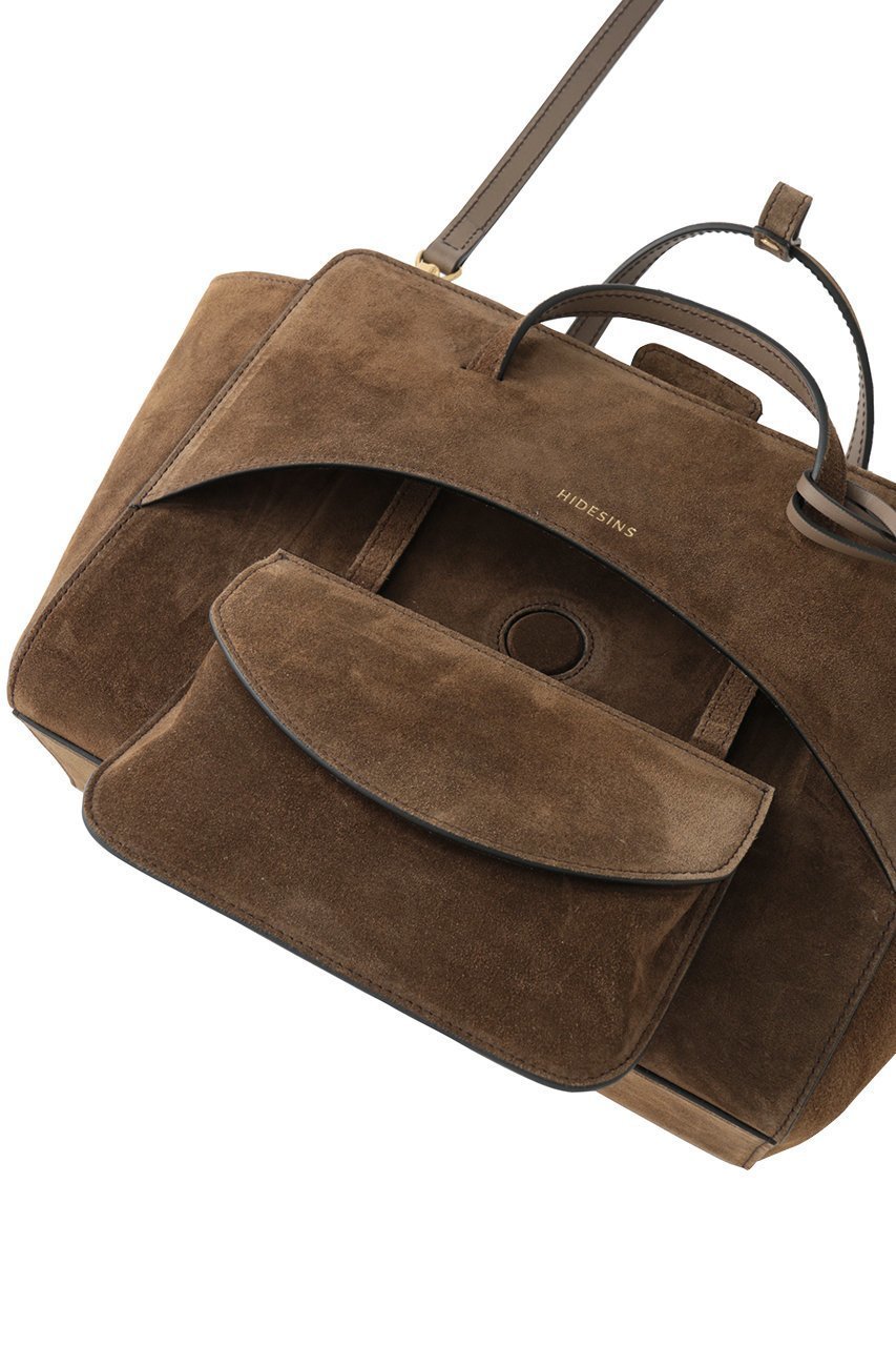 【その他のブランド/Other】のFLAP M スエードハンドバッグ 人気、トレンドファッション・服の通販 founy(ファニー) 　ファッション　Fashion　レディースファッション　Fashion for Women　バッグ　Bags　おすすめ　Recommended / Our Picks　スクエア　Square, Square Shape　フォルム　Silhouette, Form　フラップ　Flap, Flap Pocket　フロント　Front, Front Design　ポケット　Pocket, Pocket Detail　リュクス　Luxury, Elegant, High-End, Chic　エレガント 上品　Elegant　other-6|ID: prp329100004909991 ipo3291000000036782481