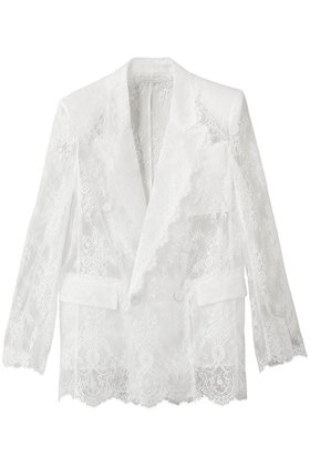 【カナコ サカイ/KANAKO SAKAI】のレース テーラード ブレザー 人気、トレンドファッション・服の通販 founy(ファニー) ファッション Fashion レディースファッション Fashion for Women アウター Coat / Outerwear Collection レディースジャケット・軽アウター Jackets ジャケット Jacket, Outerwear テーラード Tailored, Tailored Fit マニッシュ Mannish, Boyish レース Lace, Lace Fabric エレガント 上品 Elegant |ID:prp329100004909997