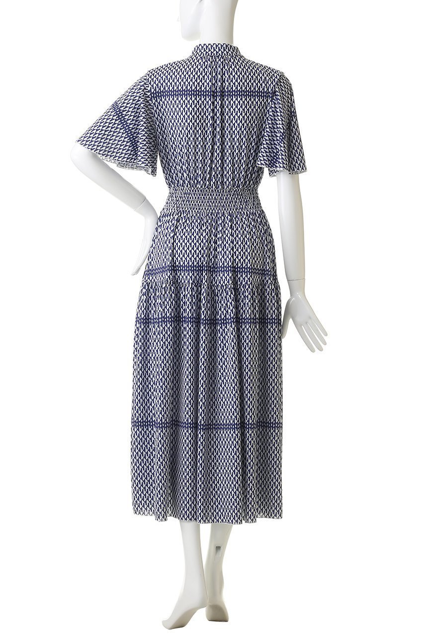 【コルコバード/CORCOVADO】のジャージーボウタイドレス 人気、トレンドファッション・服の通販 founy(ファニー) 　ファッション　Fashion　レディースファッション　Fashion for Women　ワンピース　Dresses　フォーマル・パーティードレス・結婚式用ドレス　Elegant & Casual Dresses　チュニック　Tunic Tops & Dresses　スリーブ　Sleeve, Long Sleeve / Short Sleeve　チュニック　Tunic, Long Top　パーティ　Party, Party Style　フィット　Fit, Slim Fit　フレア　Flare, Flared　プリント　Print, Printed Pattern　リボン　Ribbon, Bow　エレガント 上品　Elegant　other-4|ID: prp329100004910015 ipo3291000000036782691