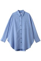 【サクラ/SACRA】のプレミアムレーヨンナイロンストライプシャツ サックス|ID: prp329100004910016 ipo3291000000036782695