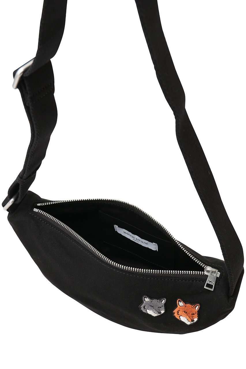 【メゾン キツネ/MAISON KITSUNE】の【UNISEX】DOUBLE FOX HEAD バムバッグ 人気、トレンドファッション・服の通販 founy(ファニー) 　ファッション　Fashion　レディースファッション　Fashion for Women　バッグ　Bags　ポーチ&ミニバッグ　Pouches & Mini Bags　ユニセックス　Unisex, Genderless　ショルダー　Shoulder, Shoulder Strap　パッチ　Patch, Appliqué　フォルム　Silhouette, Form　ラップ　Wrap, Wrap Design　other-5|ID: prp329100004910030 ipo3291000000036782813