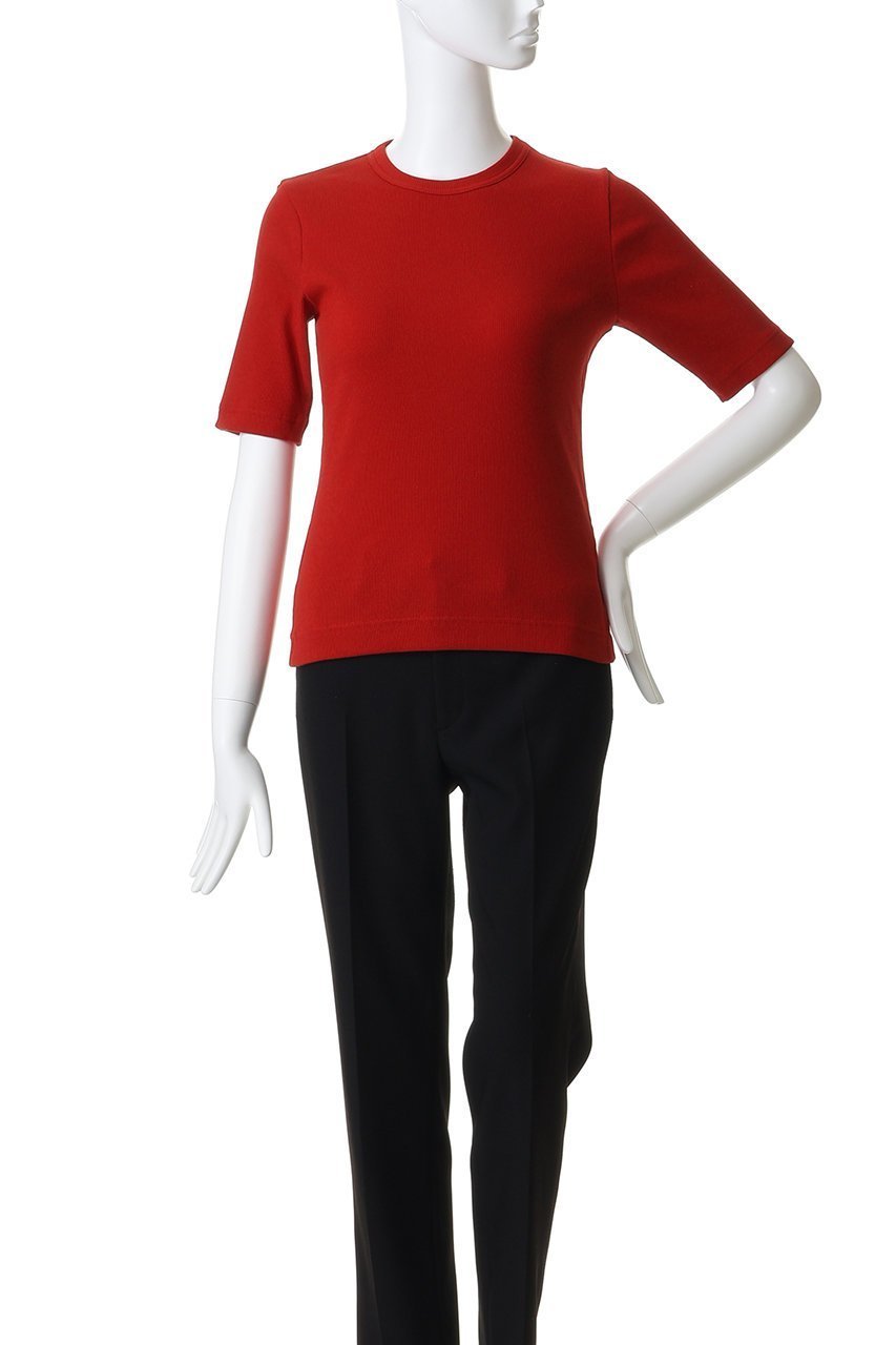 【スローン/SLOANE】のコンパクトストレッチリブ 5分袖クルーネック 人気、トレンドファッション・服の通販 founy(ファニー) 　ファッション　Fashion　レディースファッション　Fashion for Women　トップス・カットソー　Cut & Sew Tops　シャツ・ブラウス・オフィスカジュアル　Elegant Blouses & Button-Ups　ロングTシャツ・Tシャツ　Longline T-Shirts & Tees　カットソー・ベーシックTシャツ　Cut-and-Sewn Tops / Stretch Tees & Basics　インナー　Innerwear　ショート　Short, Short Length　ジャケット　Jacket, Outerwear　スマート　Smart, Elegant　スリーブ　Sleeve, Long Sleeve / Short Sleeve　テレコ　Ribbed, Rib Stitch　フィット　Fit, Slim Fit　ヴィンテージ　Vintage Style　ビジネス 仕事 通勤　Business / Work / Commuting　other-2|ID: prp329100004910038 ipo3291000000036782880