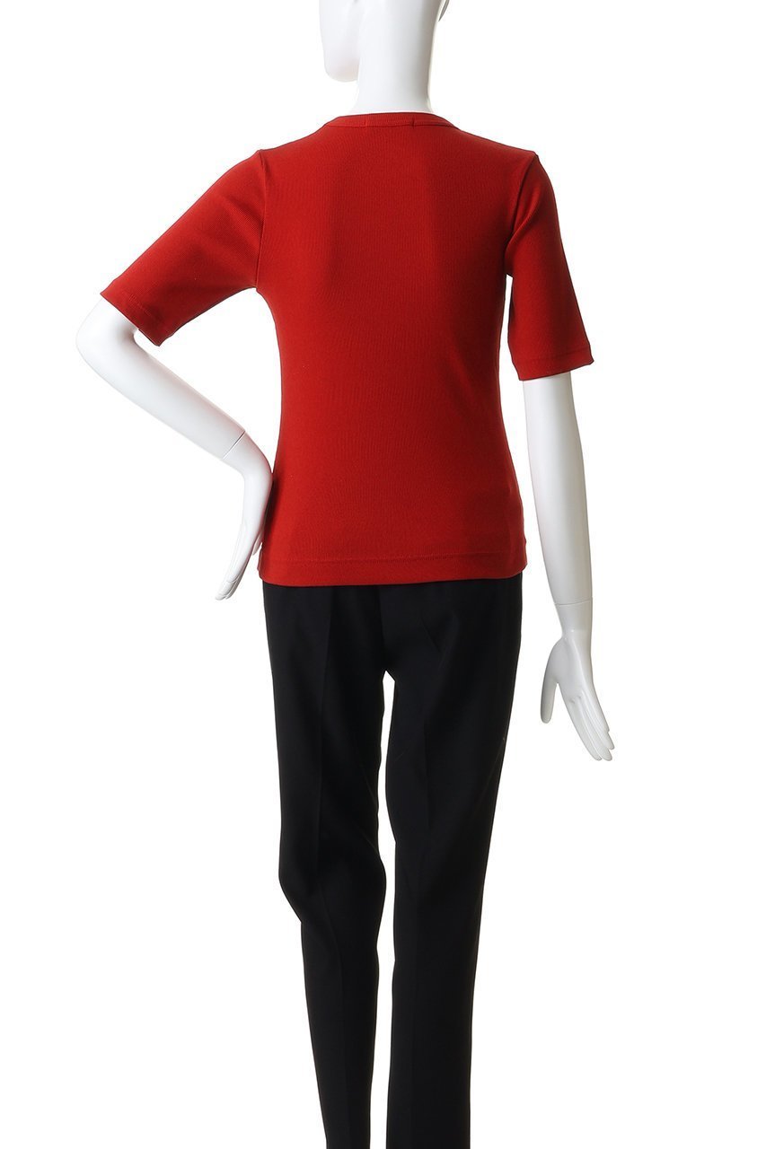 【スローン/SLOANE】のコンパクトストレッチリブ 5分袖クルーネック 人気、トレンドファッション・服の通販 founy(ファニー) 　ファッション　Fashion　レディースファッション　Fashion for Women　トップス・カットソー　Cut & Sew Tops　シャツ・ブラウス・オフィスカジュアル　Elegant Blouses & Button-Ups　ロングTシャツ・Tシャツ　Longline T-Shirts & Tees　カットソー・ベーシックTシャツ　Cut-and-Sewn Tops / Stretch Tees & Basics　インナー　Innerwear　ショート　Short, Short Length　ジャケット　Jacket, Outerwear　スマート　Smart, Elegant　スリーブ　Sleeve, Long Sleeve / Short Sleeve　テレコ　Ribbed, Rib Stitch　フィット　Fit, Slim Fit　ヴィンテージ　Vintage Style　ビジネス 仕事 通勤　Business / Work / Commuting　other-4|ID: prp329100004910038 ipo3291000000036782882