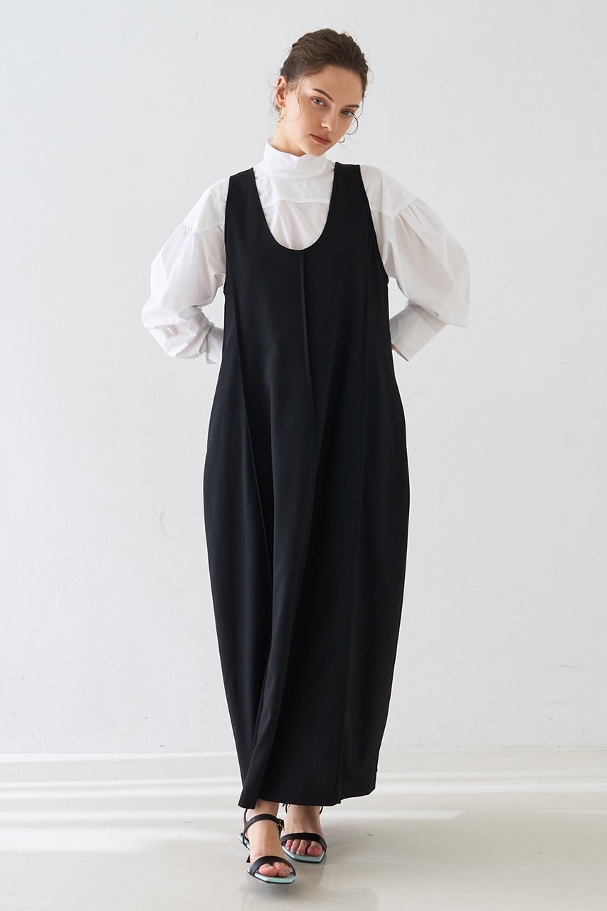 【デザイン ワークス/DESIGN WORKS】のサマーウールフォルムワンピース 人気、トレンドファッション・服の通販 founy(ファニー) 　ファッション　Fashion　レディースファッション　Fashion for Women　ワンピース　Dresses　チュニック　Tunic Tops & Dresses　インナー　Innerwear　エレガント 上品　Elegant　サマー　Summer, Summer Style　シンプル　Simple, Minimal　チュニック　Tunic, Long Top　フェミニン　Feminine, Girly　フォルム　Silhouette, Form　ロング　Long, Long-Length　other-7|ID: prp329100004910073 ipo3291000000036783154