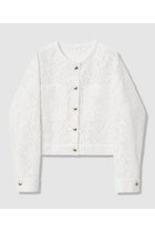 【アナイ/ANAYI】の【セットアップ対応商品】メッシュレースノーカラーブルゾン オフホワイト|ID: prp329100004910079 ipo3291000000036783198