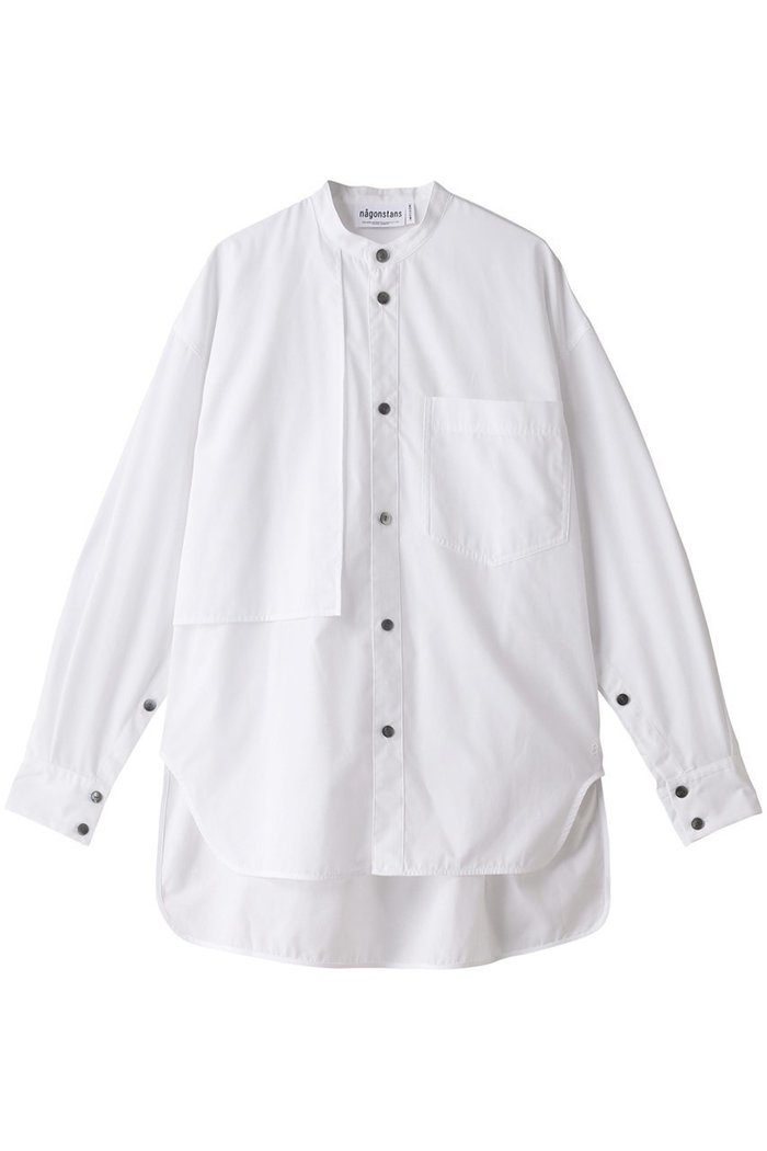 【ナゴンスタンス/nagonstans】のT/Cブロード All-round SH/シャツ インテリア・キッズ・メンズ・レディースファッション・服の通販 founy(ファウニー) https://founy.com/ ファッション Fashion レディースファッション Fashion for Women トップス・カットソー Cut & Sew Tops シャツ・ブラウス・オフィスカジュアル Elegant Blouses & Button-Ups アシンメトリー Asymmetrical Style インナー Innerwear シンプル Simple, Minimal スリット Slit, Slit Detail スリーブ Sleeve, Long Sleeve / Short Sleeve フラップ Flap, Flap Pocket ブロード Broadcloth, Fine Cotton ラウンド Round, Round Neck ロング Long, Long-Length |ID: prp329100004910152 ipo3291000000036783946