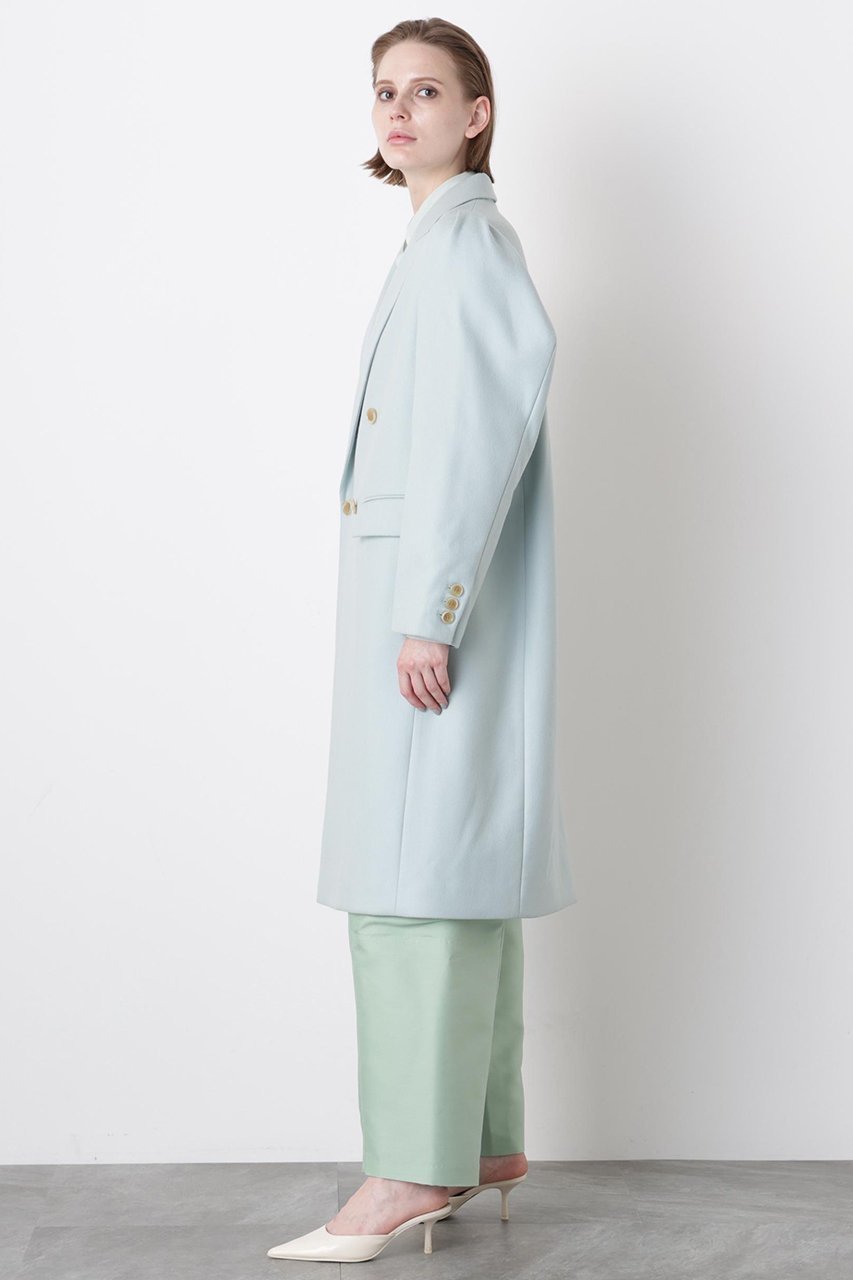 【ヒューエルミュージアム/hueLe Museum】の【STUMBLY】Constructed Sleeve Chester Coat 人気、トレンドファッション・服の通販 founy(ファニー) 　ファッション　Fashion　レディースファッション　Fashion for Women　アウター　Coat / Outerwear Collection　コート・ロングコート・ピーコート　Long Coats, Peacoats & More　クラシック　Classic, Timeless Style　ダブル　Double, Double-Breasted　チェスターコート　Chester Coat, Long Coat　メルトン　Melton, Heavy Wool　ロング　Long, Long-Length　エレガント 上品　Elegant　other-3|ID: prp329100004910219 ipo3291000000036784557