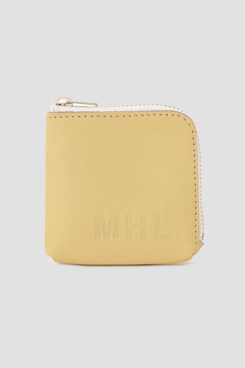 【マーガレットハウエル/MARGARET HOWELL】のBASIC LEATHER インテリア・キッズ・メンズ・レディースファッション・服の通販 founy(ファニー) 　ファッション　Fashion　レディースファッション　Fashion for Women　ミニ財布・二つ折り財布　Wallets & Card Cases　バッグ　Bags　コイン　Coin, Coin Design　シンプル　Simple, Minimal　ポーチ　Pouch, Small Case　ラウンド　Round, Round Neck　定番　Standard, Basic Item　財布　Wallet, Purse　イエロー|ID: prp329100004910231 ipo3291000000036784730