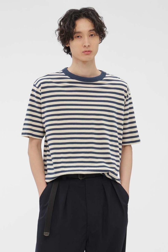 【その他のブランド/Other】のCOTTON LINEN STRIPE JERSEY TOP インテリア・キッズ・メンズ・レディースファッション・服の通販 founy(ファニー) https://founy.com/ ファッション Fashion レディースファッション Fashion for Women トップス・カットソー Cut & Sew Tops シャツ・ブラウス・オフィスカジュアル Elegant Blouses & Button-Ups ロングTシャツ・Tシャツ Longline T-Shirts & Tees カットソー・ベーシックTシャツ Cut-and-Sewn Tops / Stretch Tees & Basics ショート Short, Short Length ストライプ Stripe, Striped Pattern スリーブ Sleeve, Long Sleeve / Short Sleeve バランス Balance, Style Balance リネン Linen, Linen Fabric ワイド Wide, Wide Fit 夏 Summer |ID: prp329100004910243 ipo3291000000036784840