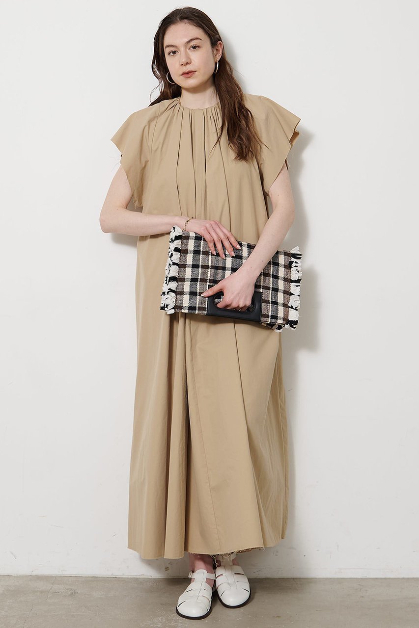 【ウィムガゼット/Whim Gazette】のギャザータイプライターワンピース 人気、トレンドファッション・服の通販 founy(ファニー) 　ファッション　Fashion　レディースファッション　Fashion for Women　ワンピース　Dresses　チュニック　Tunic Tops & Dresses　ギャザー　Gathered, Ruffled　シンプル　Simple, Minimal　タイプライター　Typewriter Fabric, Crisp Cotton　チュニック　Tunic, Long Top　リラックス　Relax, Relaxed Fit　ロング　Long, Long-Length　エレガント 上品　Elegant　新作・新入荷　New Arrivals / New In　other-4|ID: prp329100004910247 ipo3291000000036784877