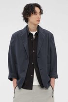 【マーガレット ハウエル/MARGARET HOWELL / MEN】のFINE COTTON PLAINWEAVE JACKET ネイビー|ID: prp329100004910264 ipo3291000000036785057