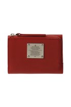 【メゾンスペシャル/MAISON SPECIAL】の【UNISEX】Lジップ三つ折りコインケース メタルプレートつき RED(レッド)|ID: prp329100004910285 ipo3291000000036785255
