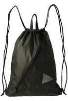 【アンドワンダー/and wander】の【UNISEX】crispy リップ ドローストリング バッグ カーキ|ID: prp329100004910289 ipo3291000000036785283