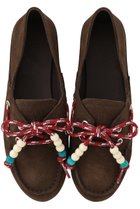 【トラル/TORAL】のビーズシューレース2wayスエードモカシン ダークブラウン|ID: prp329100004910301 ipo3291000000036785372