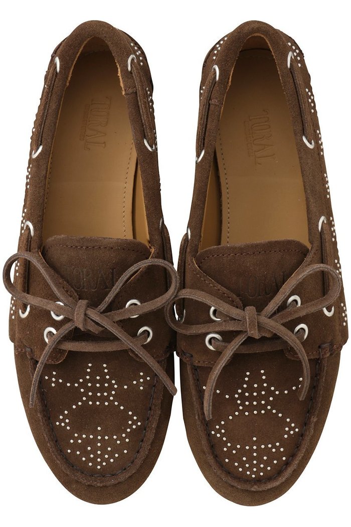 【トラル/TORAL】のスタッズ付きスエードモカシン インテリア・キッズ・メンズ・レディースファッション・服の通販 founy(ファニー) https://founy.com/ ファッション Fashion レディースファッション Fashion for Women シューズ Shoes, Footwear スタッズ Studs, Metal Accents フラット Flat, Flat Shoes フレア Flare, Flared マニッシュ Mannish, Boyish リュクス Luxury, Elegant, High-End, Chic |ID: prp329100004910303 ipo3291000000036785385