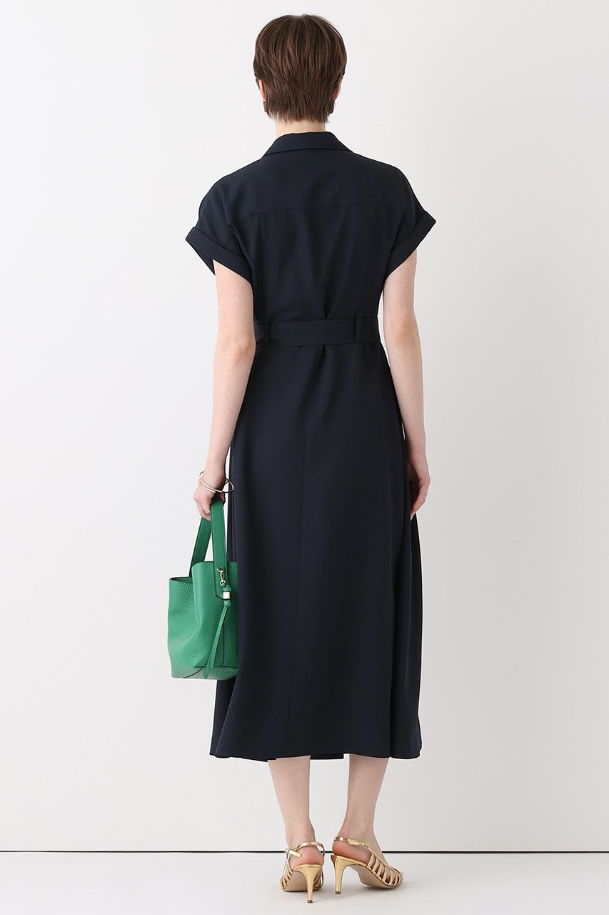 【アルアバイル/allureville】のフレンチスリーブラップワンピース 人気、トレンドファッション・服の通販 founy(ファニー) 　ファッション　Fashion　レディースファッション　Fashion for Women　ワンピース　Dresses　チュニック　Tunic Tops & Dresses　スリーブ　Sleeve, Long Sleeve / Short Sleeve　チュニック　Tunic, Long Top　テーラード　Tailored, Tailored Fit　バランス　Balance, Style Balance　フィット　Fit, Slim Fit　フェミニン　Feminine, Girly　フレア　Flare, Flared　フレンチ　French, French Style　マニッシュ　Mannish, Boyish　ロング　Long, Long-Length　吸水　Absorbent, Quick-Dry　夏　Summer　新作・新入荷　New Arrivals / New In　ビジネス 仕事 通勤　Business / Work / Commuting　other-5|ID: prp329100004910338 ipo3291000000036785686