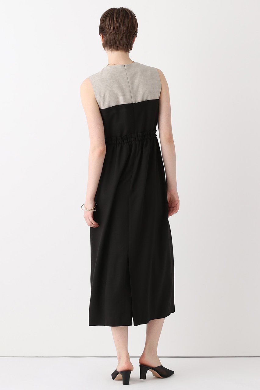 【アルアバイル/allureville】の切替ドロスト Iラインワンピース 人気、トレンドファッション・服の通販 founy(ファニー) 　ファッション　Fashion　レディースファッション　Fashion for Women　ワンピース　Dresses　チュニック　Tunic Tops & Dresses　ジャケット　Jacket, Outerwear　スニーカー　Sneakers, Trainers　チュニック　Tunic, Long Top　デニム　Denim, Jeans Material　ブルゾン　Blouson, Bomber Jacket　リネン　Linen, Linen Fabric　ロング　Long, Long-Length　切替　Switching, Contrast Panel　新作・新入荷　New Arrivals / New In　other-4|ID: prp329100004910339 ipo3291000000036785692